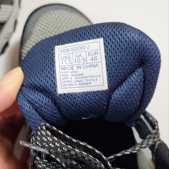 Saucony Men's Escape TR3 Grid Running Sneakers Size 11.5 Gray/Navy - Picture 4 of 6